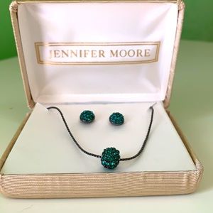 Neckless and matching earrings by Jennifer Moore
